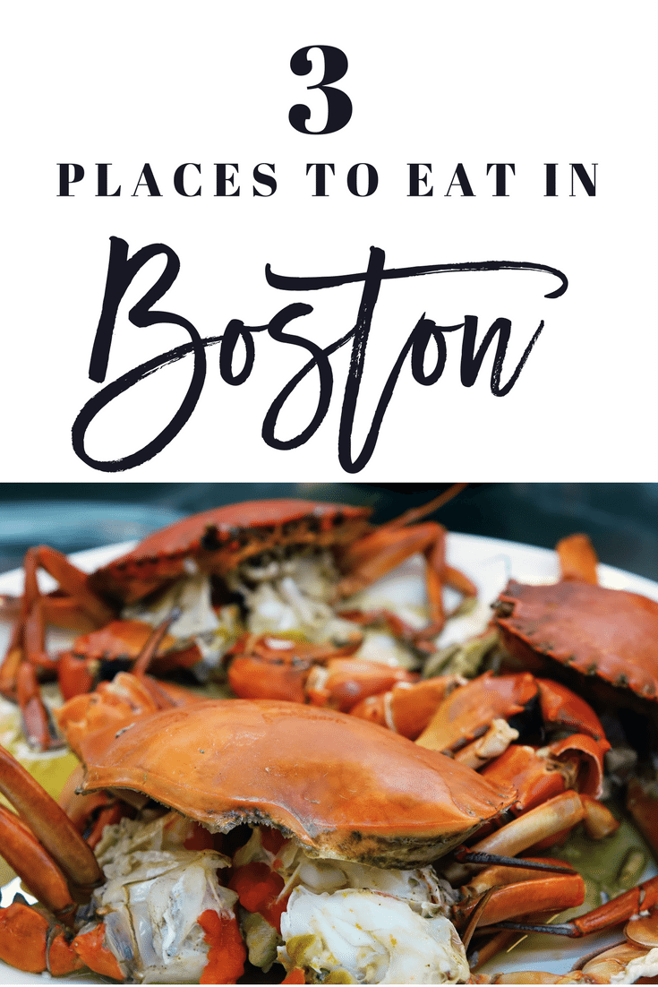 3 places to eat Boston 