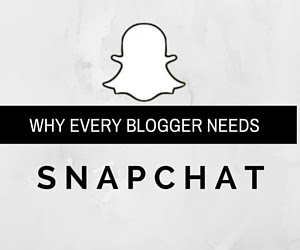 bloggers need snapchat 