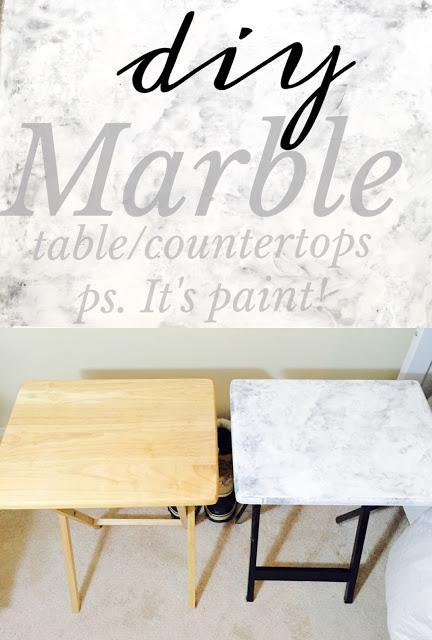 12 Ways to Decorate with Marble + DIY Marble Table and Countertops 