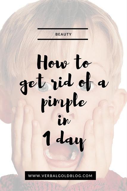 The secret to get rid of a pimple in a day 