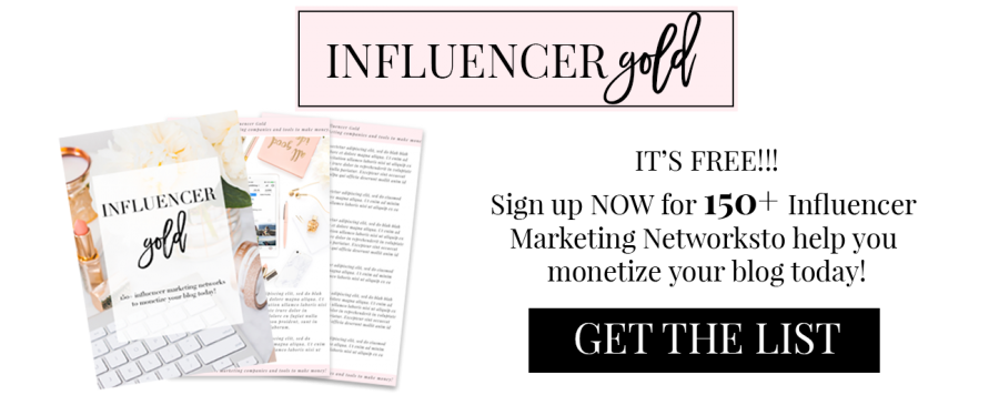 monetize your blog influencer marketing networks blog