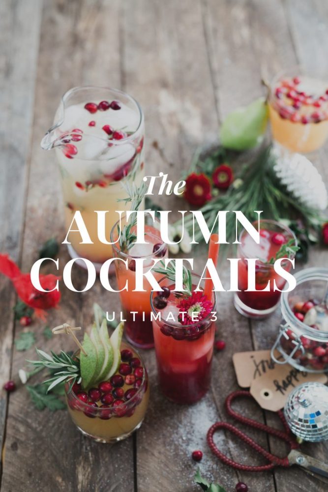 cocktails for autumn 