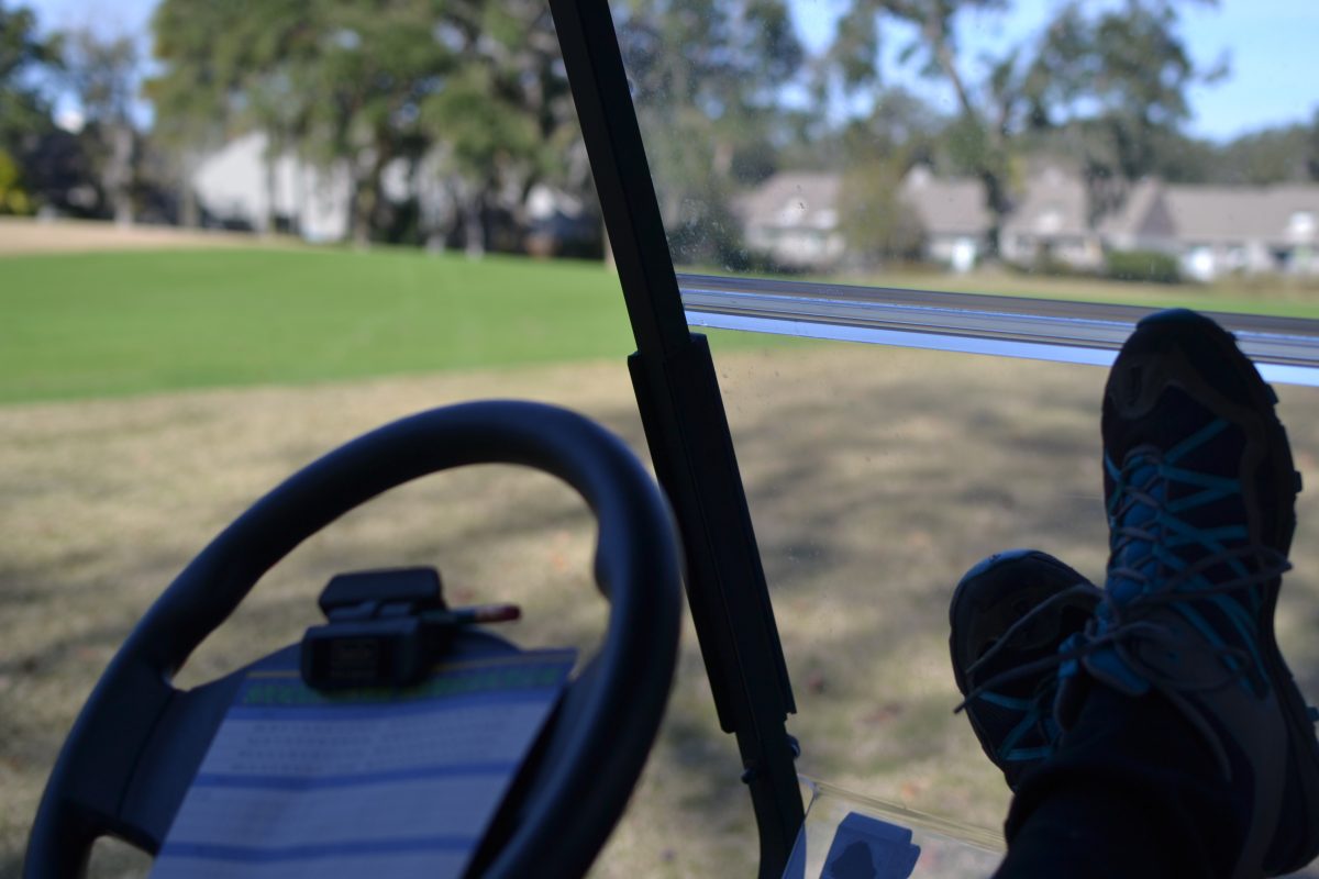 relaxing golf