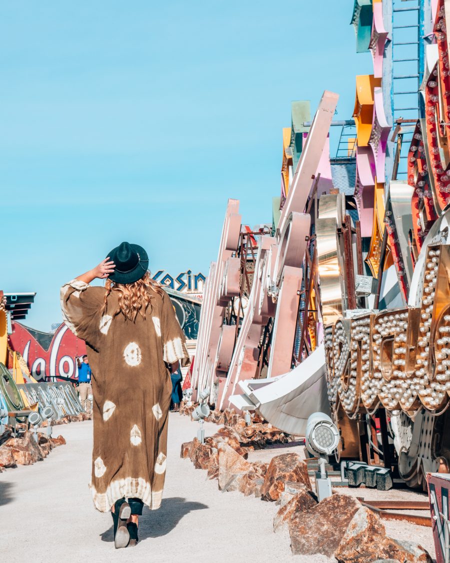 neon museum Las Vegas Nevada travel blogger