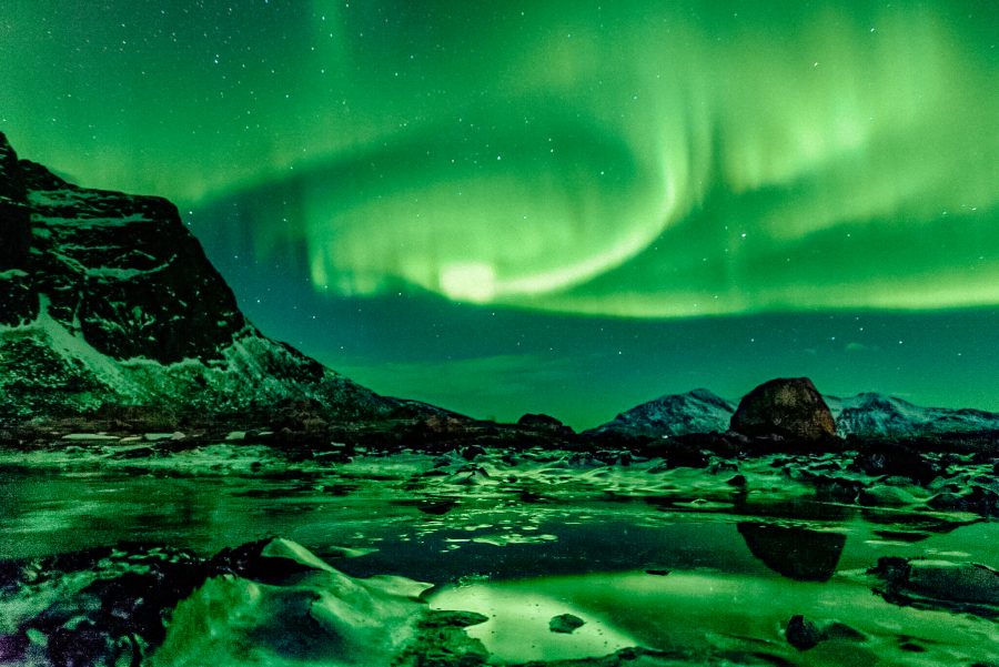 Photographing the northern lights in Tromso, Norway