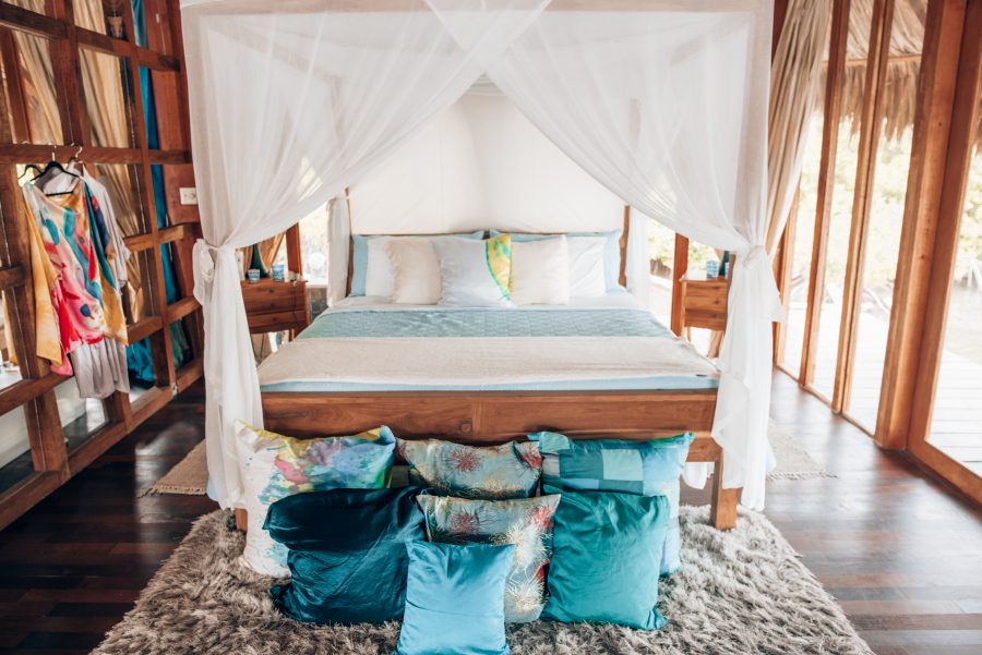 The cozy overwater rooms at Aruba Ocean Villas are a dream!