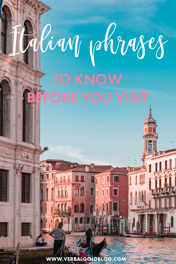 Basic Italian phrases to know before your holiday to Italy! From how to say hello in Italian to other useful phrases, this guide will help you get around Italy!