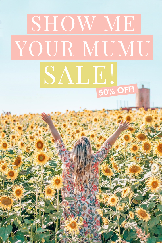 Show Me Your Mumu Sale August 2019 is now live! Up to 50 percent off on all the newest fashion trends! #Sale #ShowMeYourMumu #Fashion