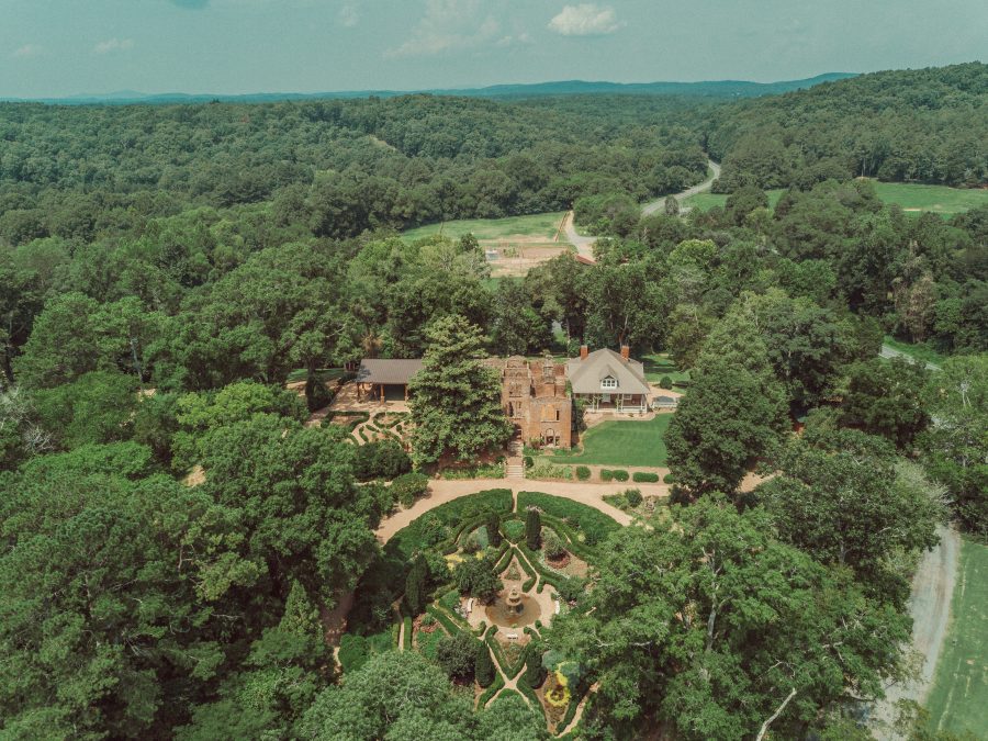 Aerial view of the Barnsley Resort