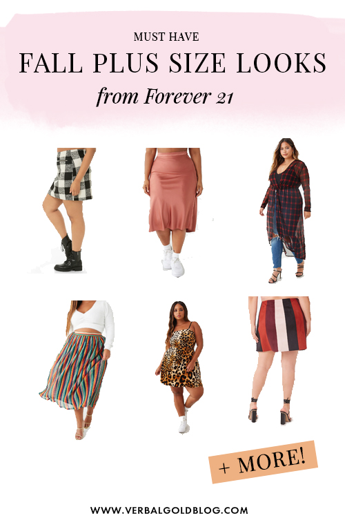Looking for the best and most affordable plus size fall fashion? Forever 21's got some of the best plus size fashion looks this autumn and we are so excited to show you some of our favorite fashion items this season! #Fashion #Fall #PlusSize