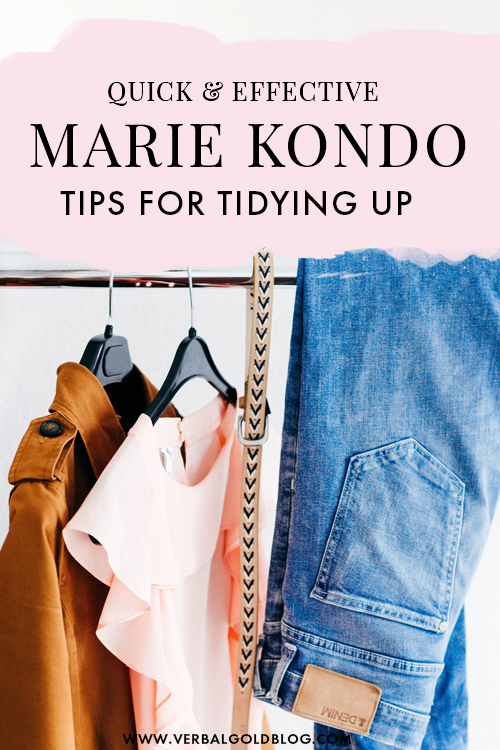 The best Marie Kondo tips and tricks to tidy up your home. From organizational tips for spring cleaning to how to get a capsule wardrobe, here are the top Marie Kondo organizational tips you need for a minimalist home and life! #MarieKondo #Clean #Organizing