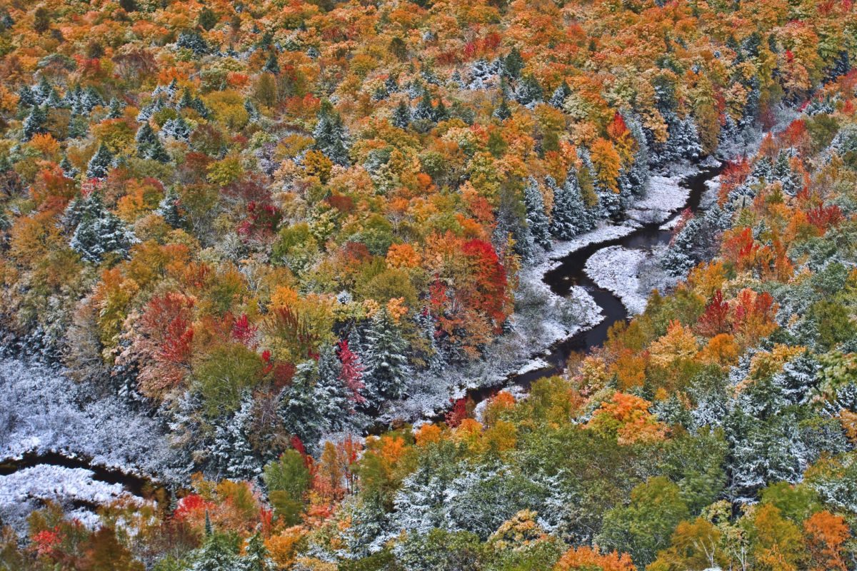 The Porkies are one of the best fall foliage destinations in the usa