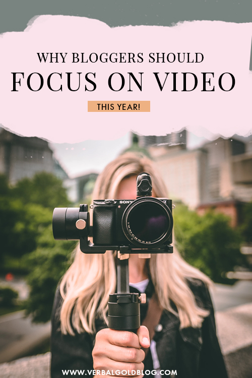 Have you set your 2020 blogging goals yet? If not, here are all the reasons you need to focus on video as a blogger this year! From increased blogging revenue to branding, here are my top tips to create sucessful videos for bloggers! #Blogging