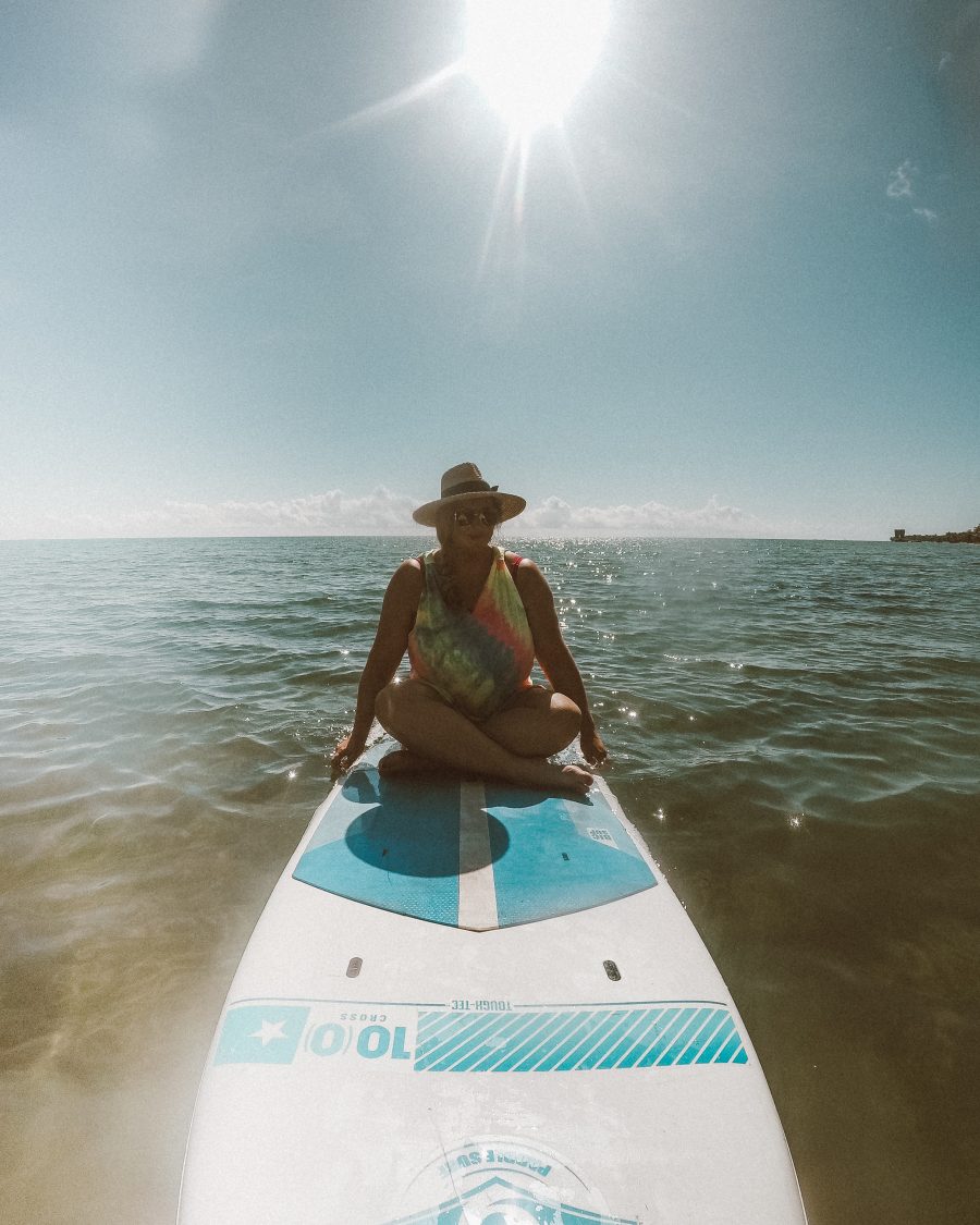 Free paddleboards in Placencia