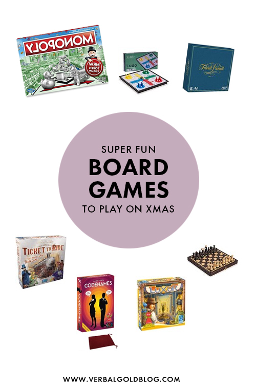 Super fun board games to play on Christmas eve for the whole family! #Christmas