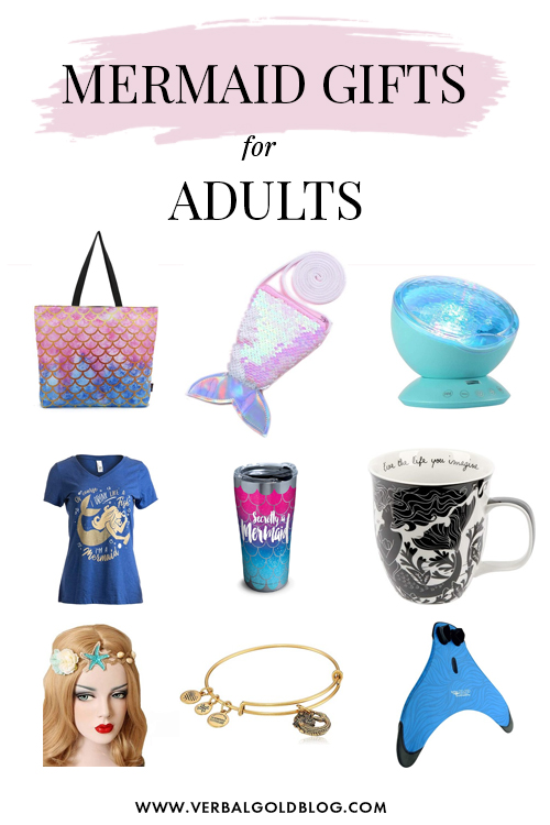The coolest holiday gift guide for her! Gift your girl these incredibly unique and original mermaid gifts for adults, from pool floats and totes! #Christmas #GiftGuide #Mermaid