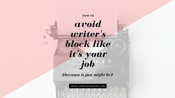how to avoid writer's block
