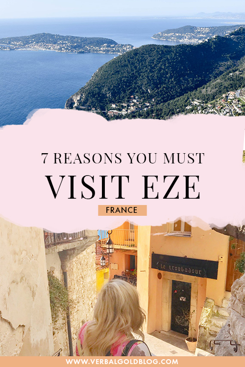 Visiting Cote D'azur soon and wondering where to stay? If you're on the lookout for a romantic vacation, here are seven reasons you must choose Eze as your next European beach vacation! #France #Eze