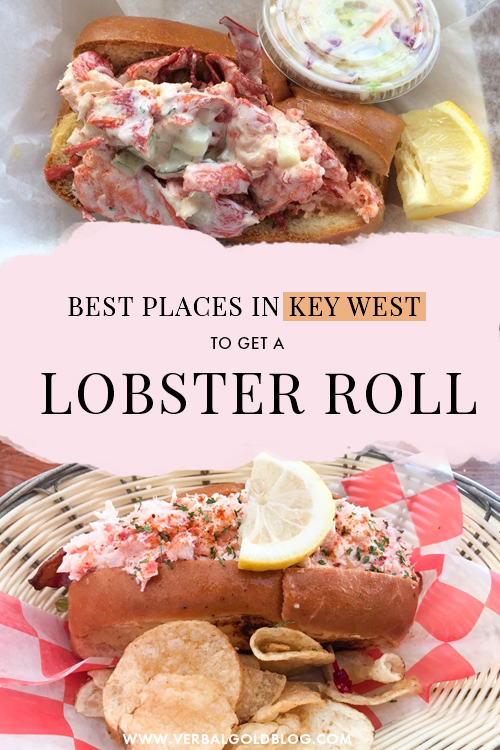 Wondering where to eat in Key West, Florida? It's no secret that a must try for foodies in Florida is their famous lobster rolls, so I decided to round up a list of the best restaurants to get a lobster roll in Key West, Florida! #Florida #KeyWest