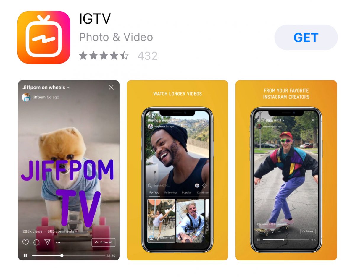 IGTV the new Instagram tv verbalgoldblog