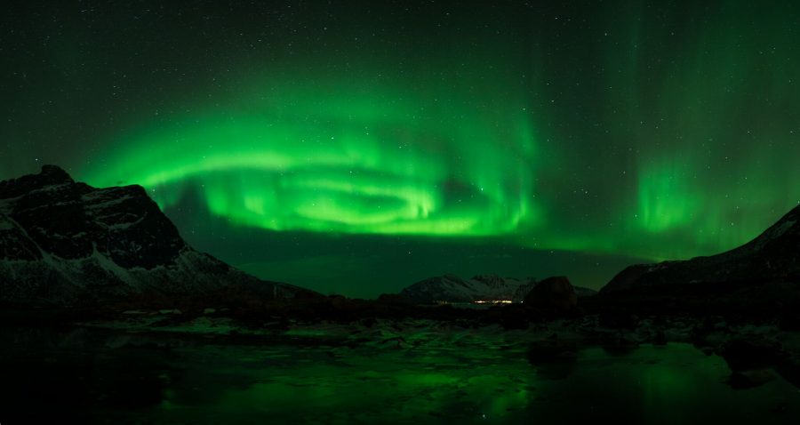 Vibrant and dreamy sky in Norway #NorthernLights #Norway