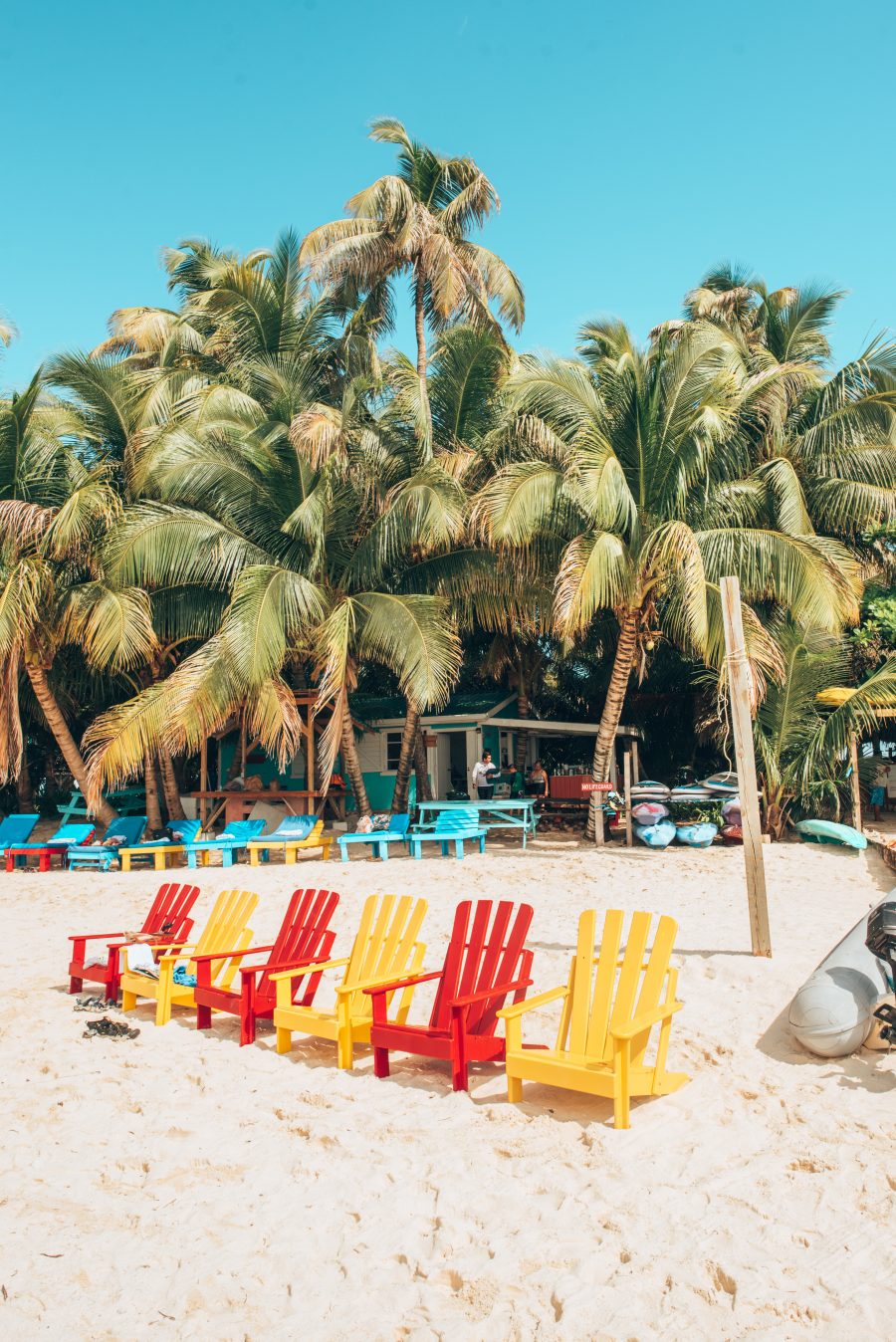 Perfect place to sunbathe in Ranguana Caye #RanguanaCaye #Belize