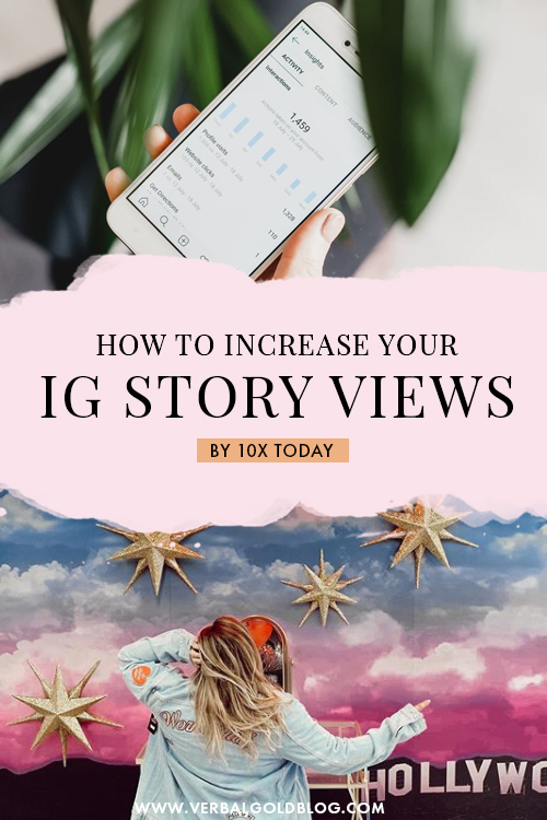 Wondering how to increase your Instagram story views? If you're serious about your Instagram game, here are all the things I did to increase my IG story views in one day! #Instagram
