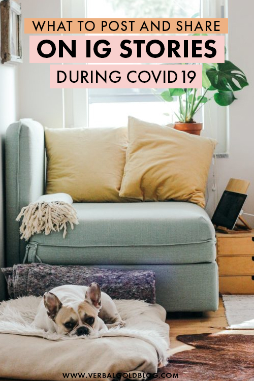 Not sure what to share on your Instagram during Covid19? On this post, I share a few ideas on what to post and what to not post during the coronavirus outbreak to make sure you keep your Instagram followers engaged. #Instagram