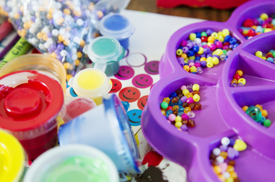 Crafts are a great stay at home activity for children!