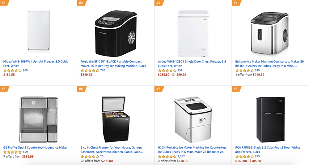 Amazon Best Sellers in Appliances