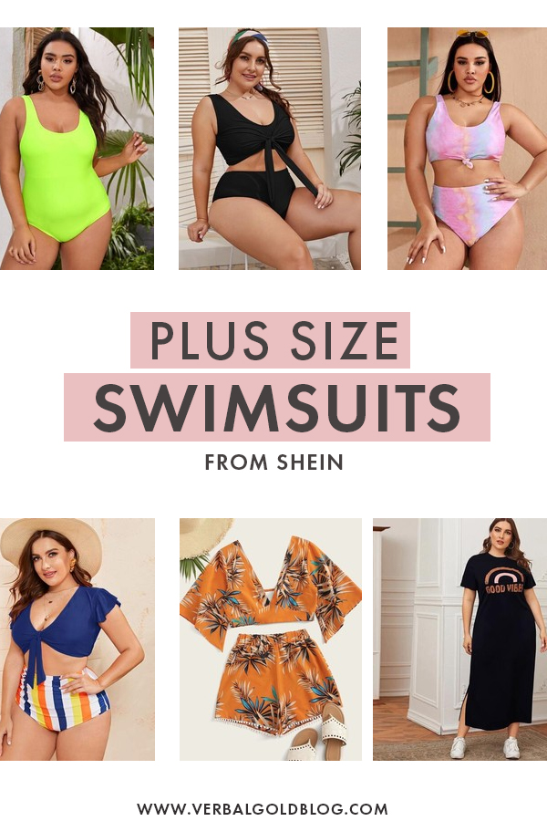 faldt Mellemøsten klo Best Plus Size Swimsuits from Shein - Verbal Gold Blog