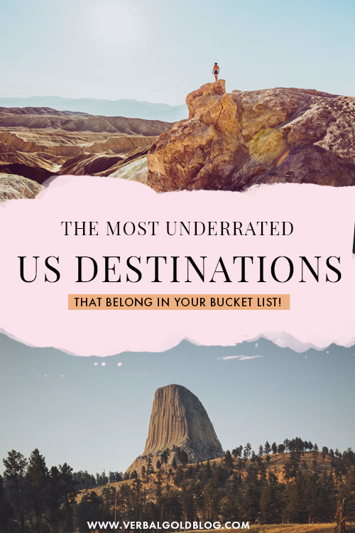 Traveling in the USA is one of the most amazing experiences in the world because there is just such a big variety of things to do in the United States! If you want quiet places without the crowds, here are some of the most underrated US destinations for your bucketlist! #USA