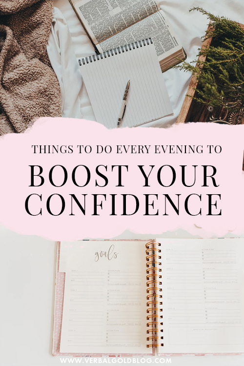 Real confidence doesn't show up overnight, but we can take baby steps to slowly boost our self-esteem and self-love. What you do on a daily basis matters, so we crafted a perfect night self-care routine that will boost you confidence in no time!