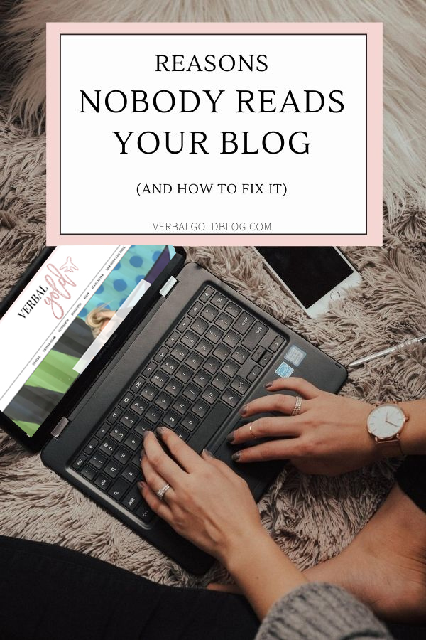 Wondering why nobody is reading your blog? Getting visitors to your blog is key to building a successful website, so here are five reasons why nobody is reading your blog and how to get more traffic! #Blogging