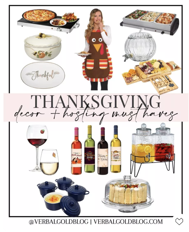 Thanksgiving decor + hosting must-haves for the holidays