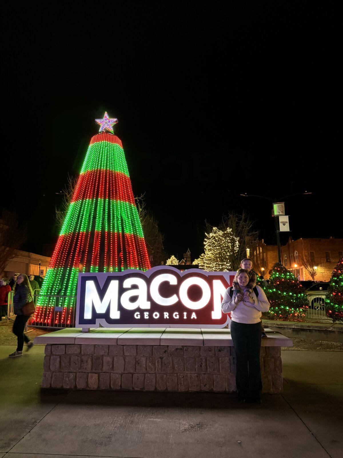 macon christmas lights